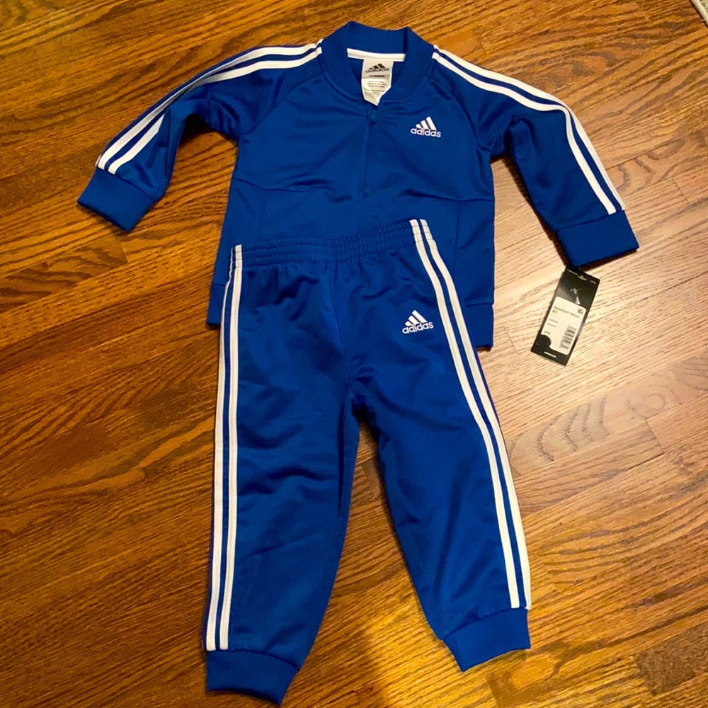 Adidas tracksuit tricot set (boys 18 months)